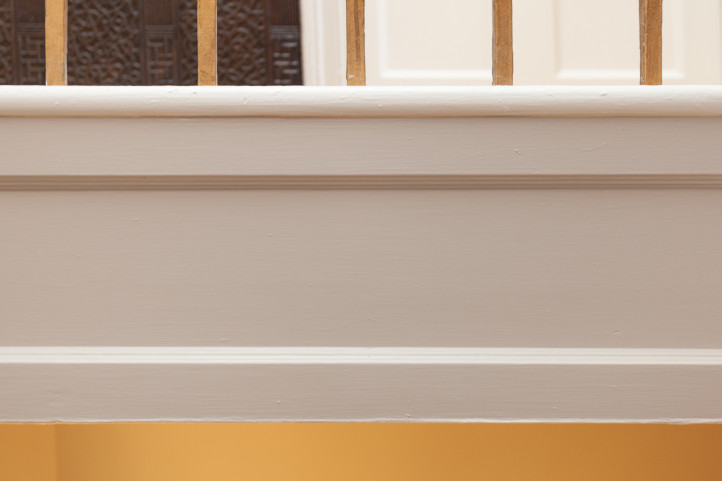 Walls, woodwork and metal finished