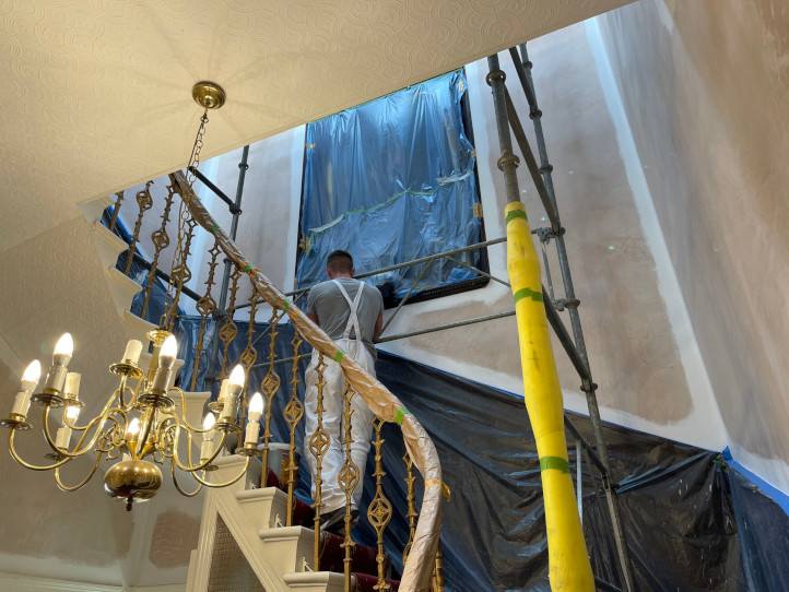 Stairwell work-in-progress